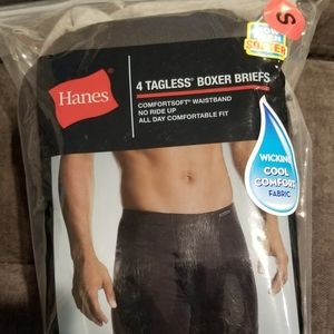 Hanes tagless boxer briefs